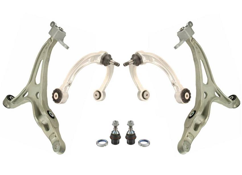 Mercedes Suspension Control Arm Kit - Front (6 Pieces) 2513302600 - Lemfoerder 3086495KIT